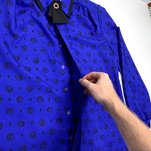 Vtg Worthington Womens sz 12 button up shirt L - Picture 4 of 10